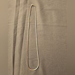 Silver chain necklace